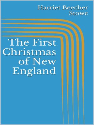cover image of The First Christmas of New England